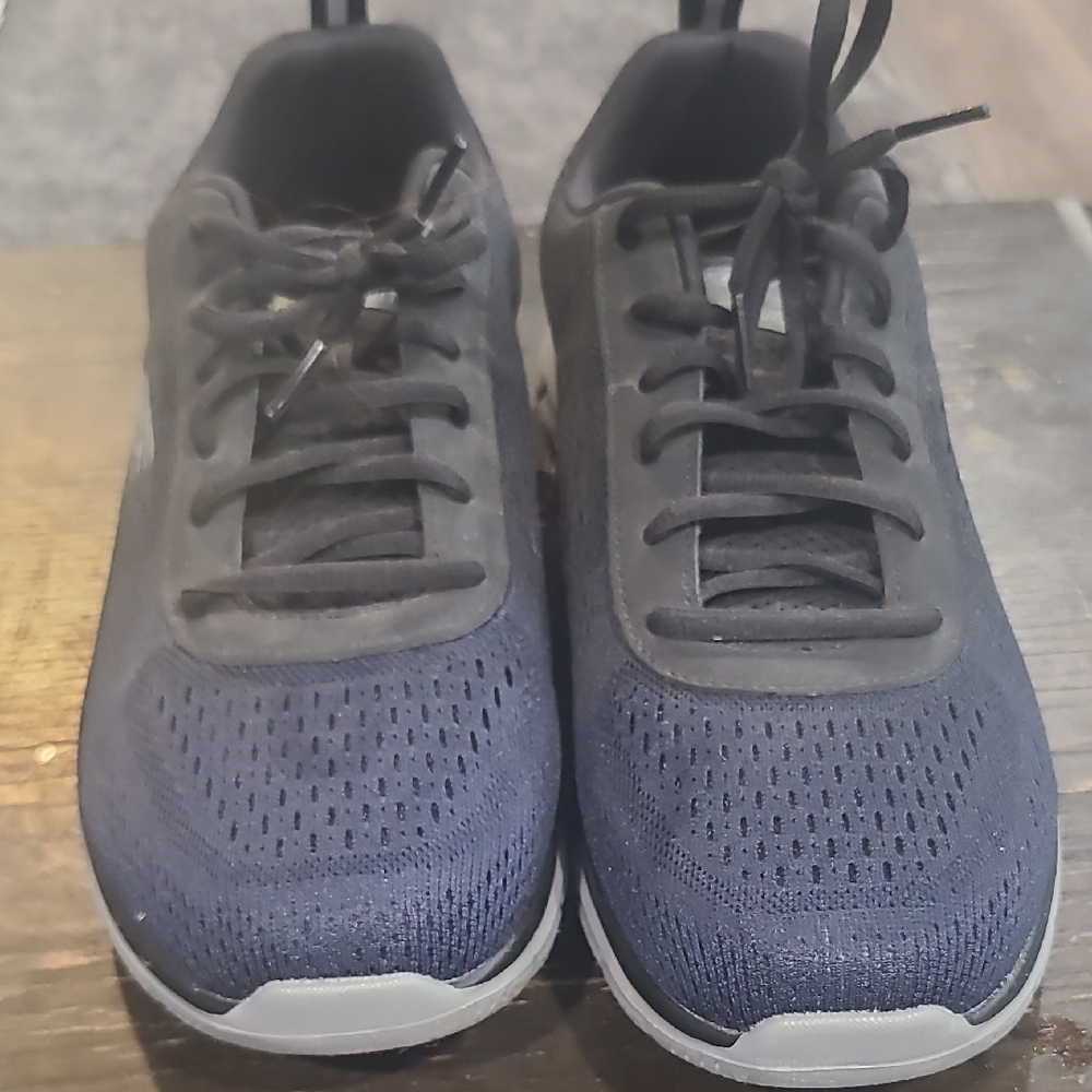 Skechers Navy and Black Athletic Knit Sneakers